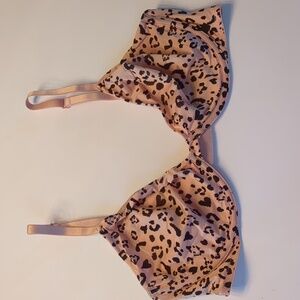 Victoria's Secret animal print tan and black bra, unworn, 38C